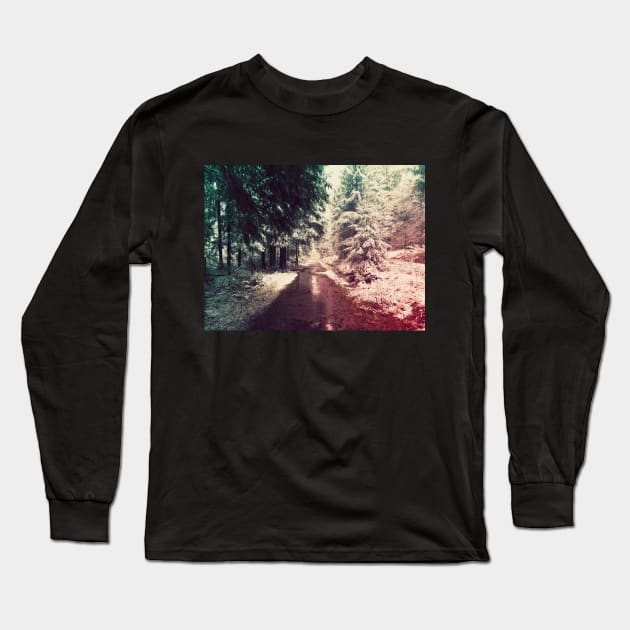 Path Long Sleeve T-Shirt by NachtmahrART